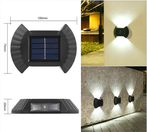 Solarna zidna lampa - 4 kom....