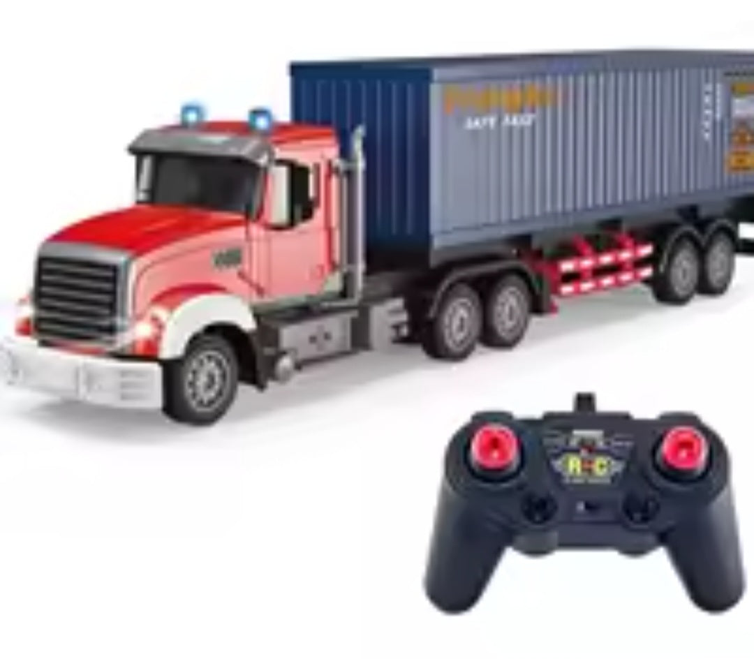Remote Control Truck with Trailer - Transport Shipping Containers