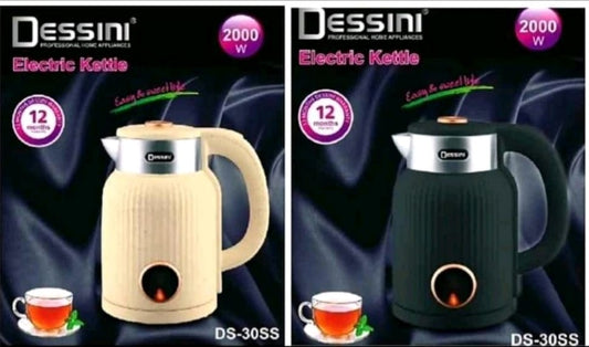 Električni ketler 2000 W – Beli / Crni