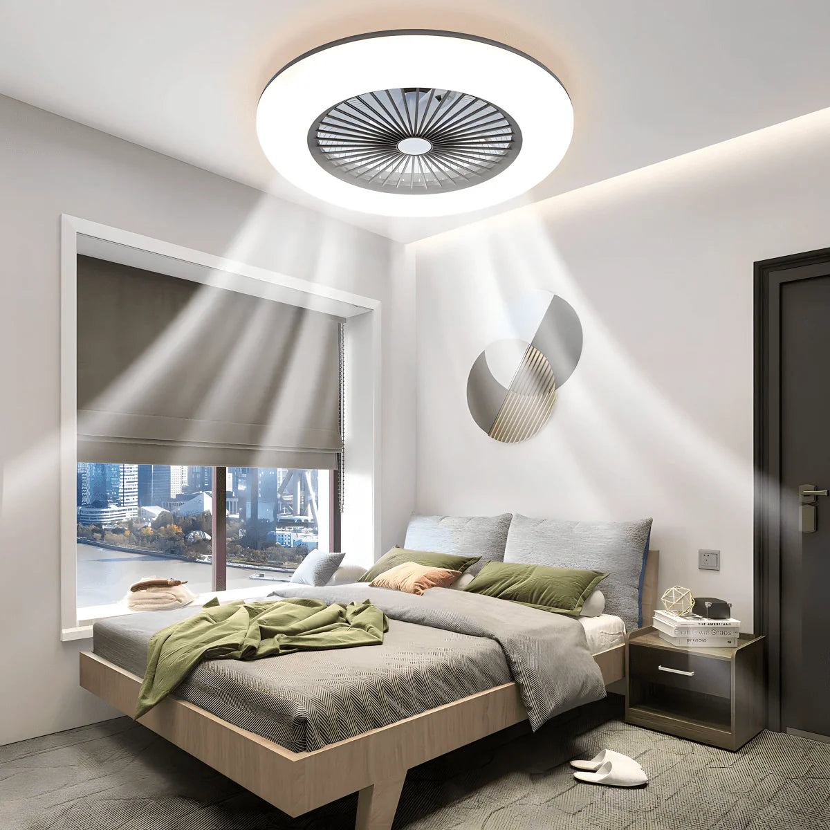 Led Luster sa ventilatorom