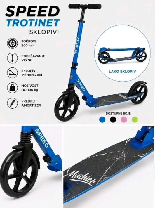 Trotinet sklopivi za decu SPEED...