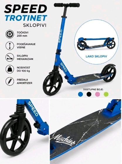 Trotinet sklopivi za decu SPEED...