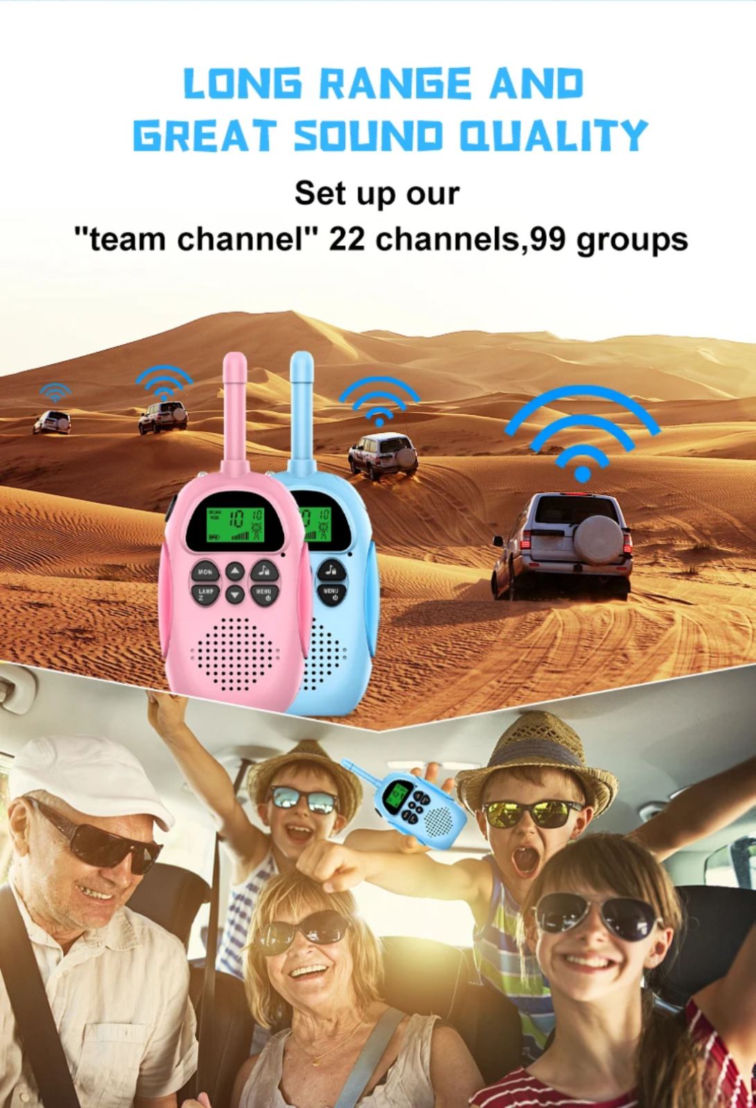 Set Toki - voki za decu ( Kids Walkie Talkie )...
