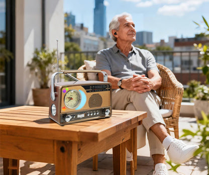 Radio bluetooth Retro radio YG-7030BTS...