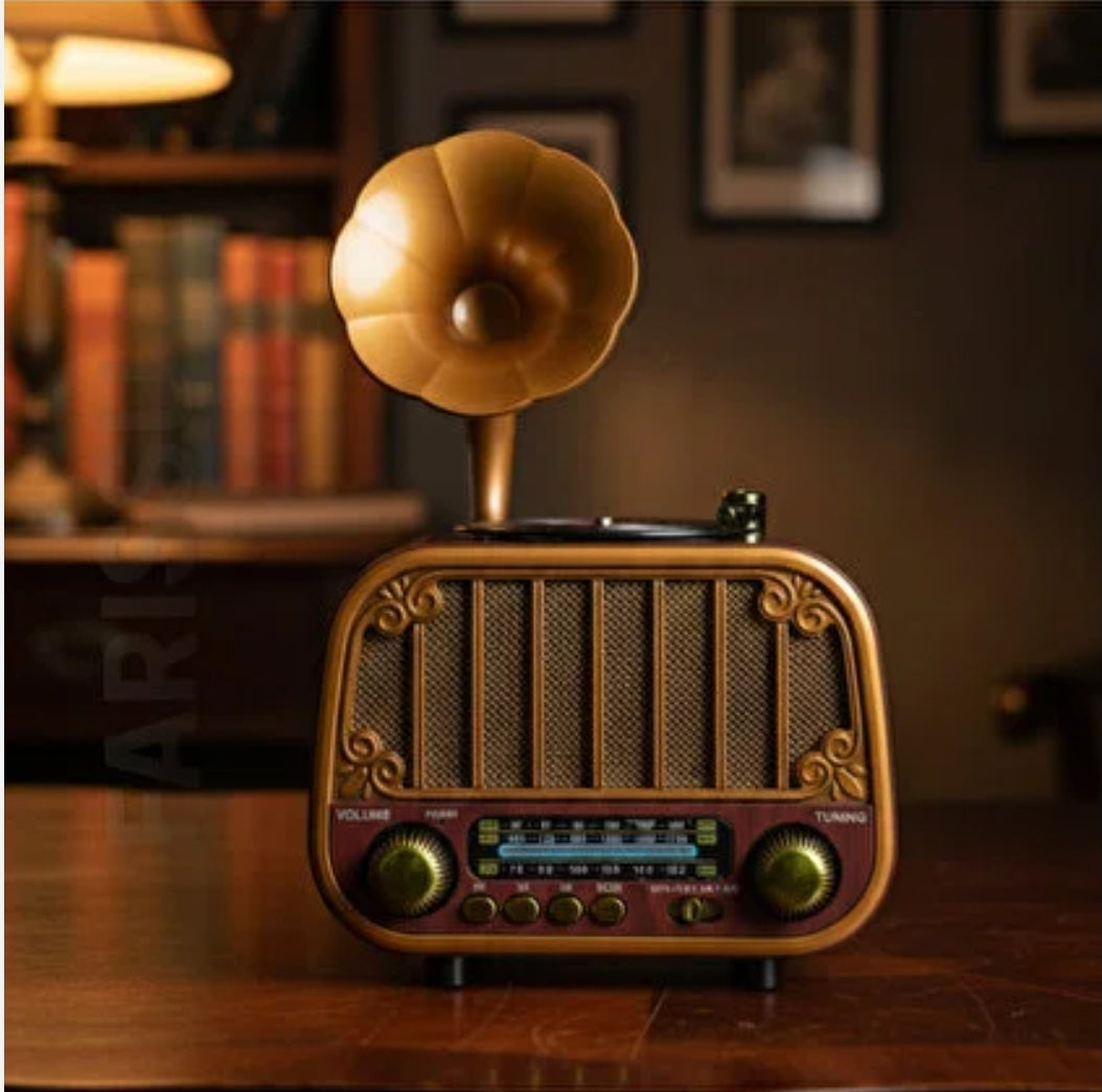 Radio Retro bluetooth sa gramofonskim dizajnom MD-1318BT...
