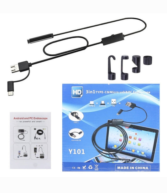 HD endoskopska kamera 3u1 tipC micro USB...