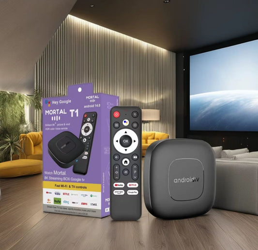 Android Tv Box Mortal T1 4k  HD Android 14  2G/16G...