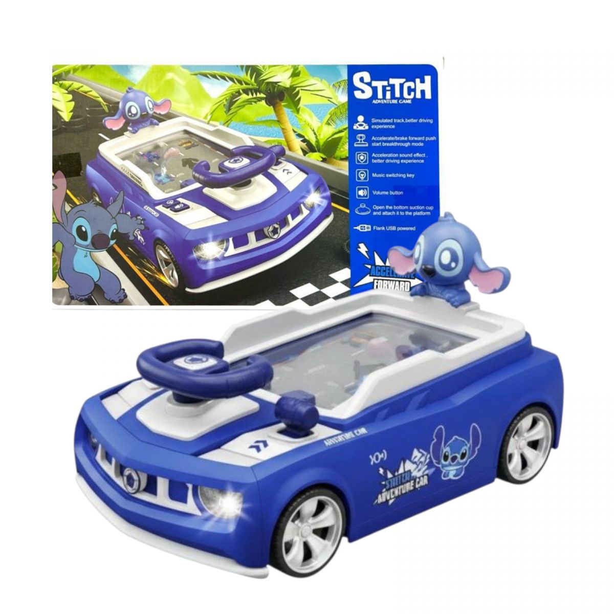 Auto sa volanom Stitch...