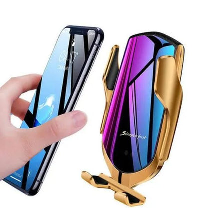 Bežični punjač i auto držač za mobilni telefon R1...