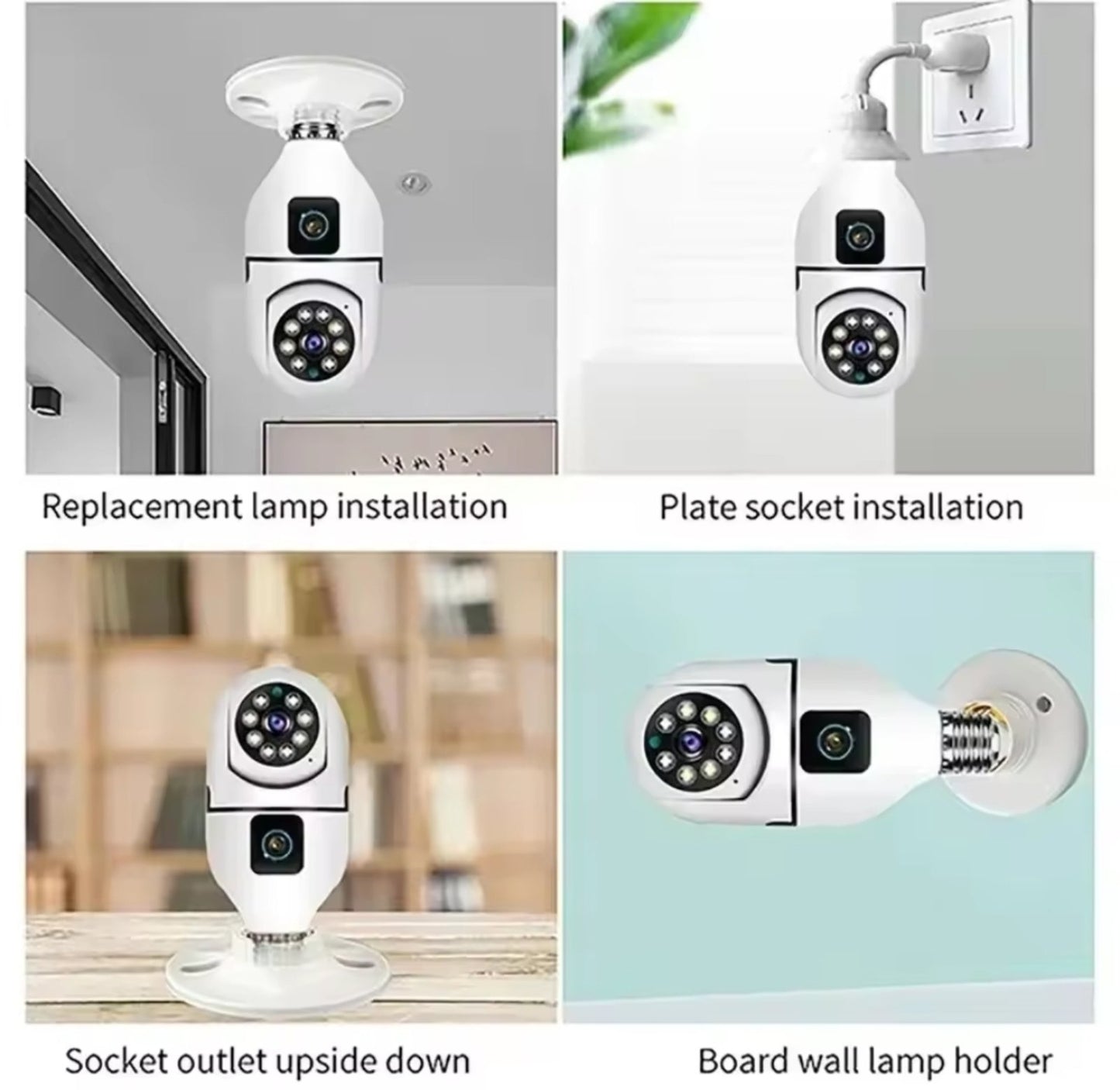 Sijalica kamera sa 2 kamere - spijunska sijalica...