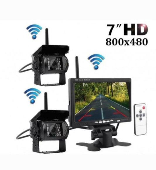 Set kamere sa monitorom 7 inca  za kamion 2kom