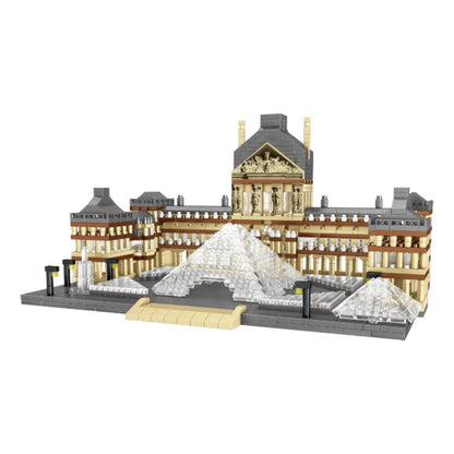 Edukativni set kockica - slagalica Le Louvre Museum...