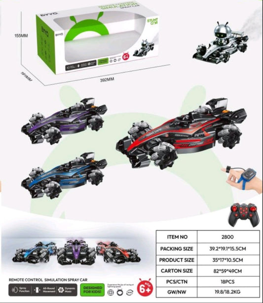 Auto RC Formula sa efektom dima...