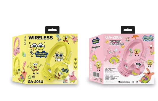 Slusalice za decu bluetooth Sundjer Bob i Lignjoslav...