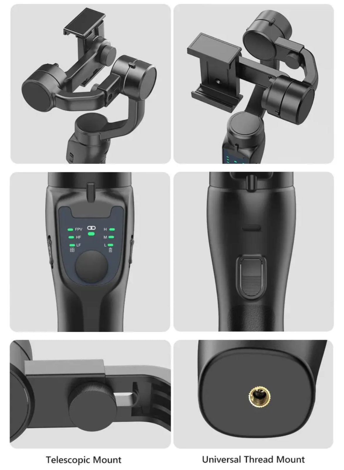 Stabilizator - Gimbal za telefone i kamere 3-Axis...