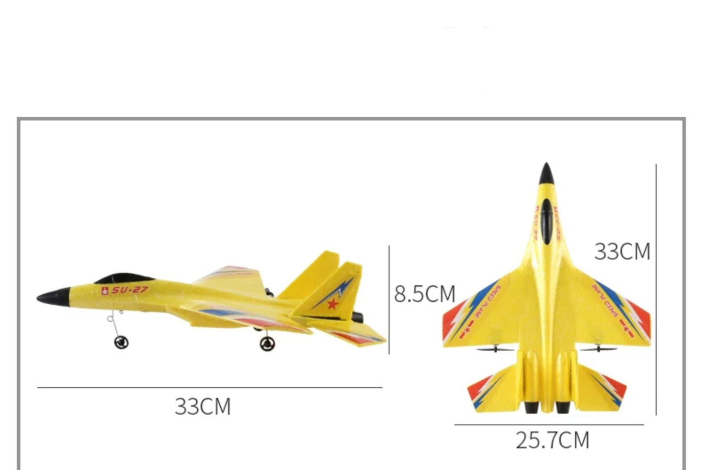 Avion sa daljinskim SU-27