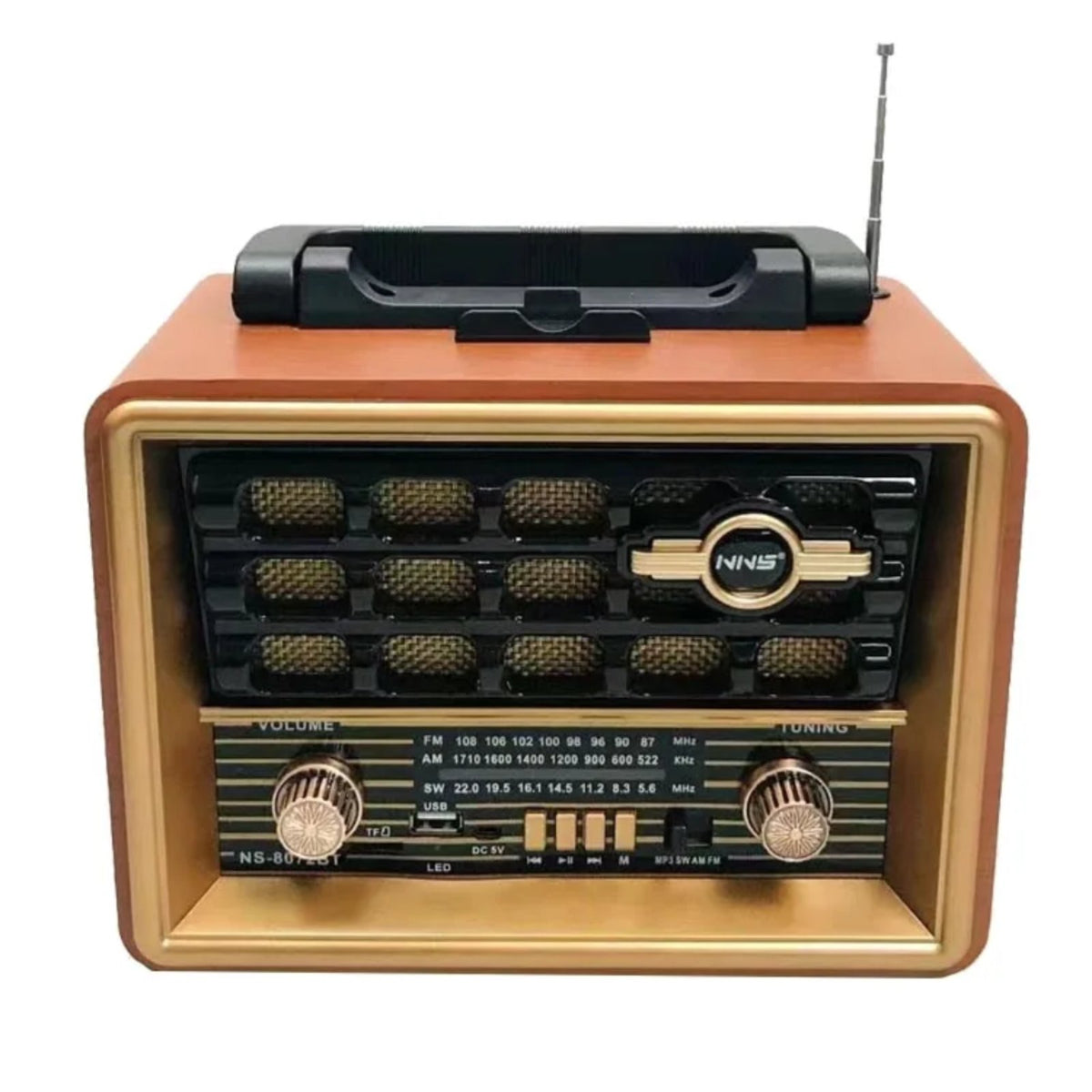 Bluetooth Retro radio NS-8072BT...