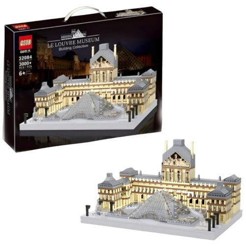 Edukativni set kockica - slagalica Le Louvre Museum...