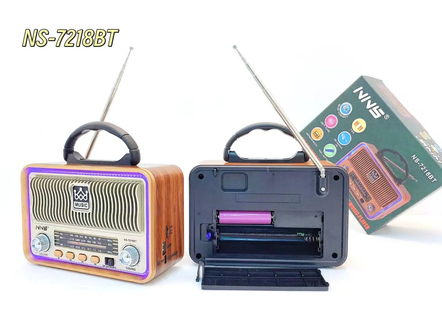 Blietooth Retro radio NS-7218BT...