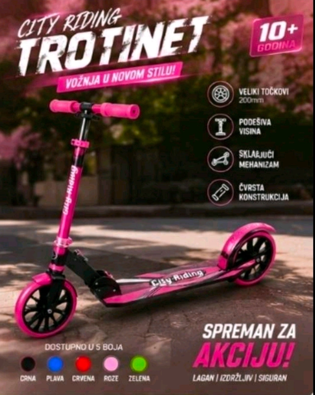 Trotinet za decu - Scooter City Riding...