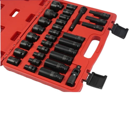 Nasadne gedore 1/2" - set u koferu od 32 dela...