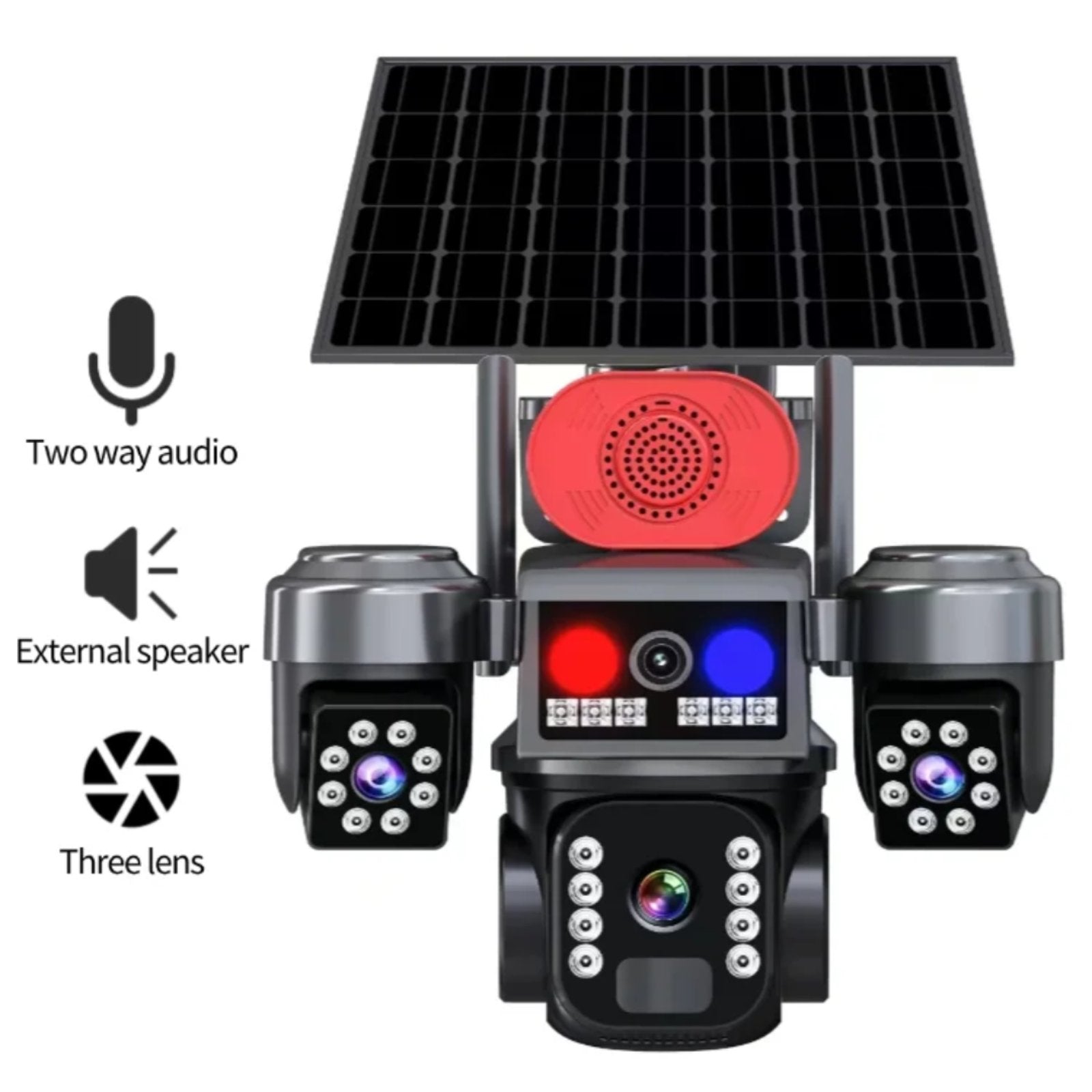 Solarna HD kamera sa 3 sociva 4G...