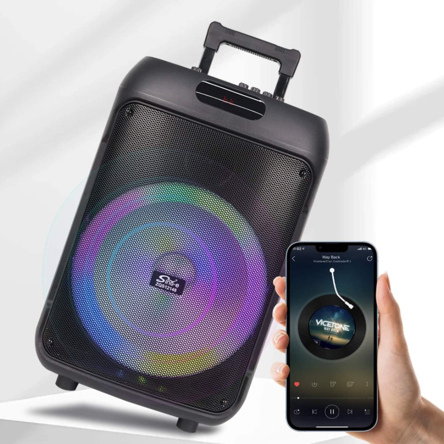 Zvucnik bluetooth sa 2 mikrofona ZQS 12148...