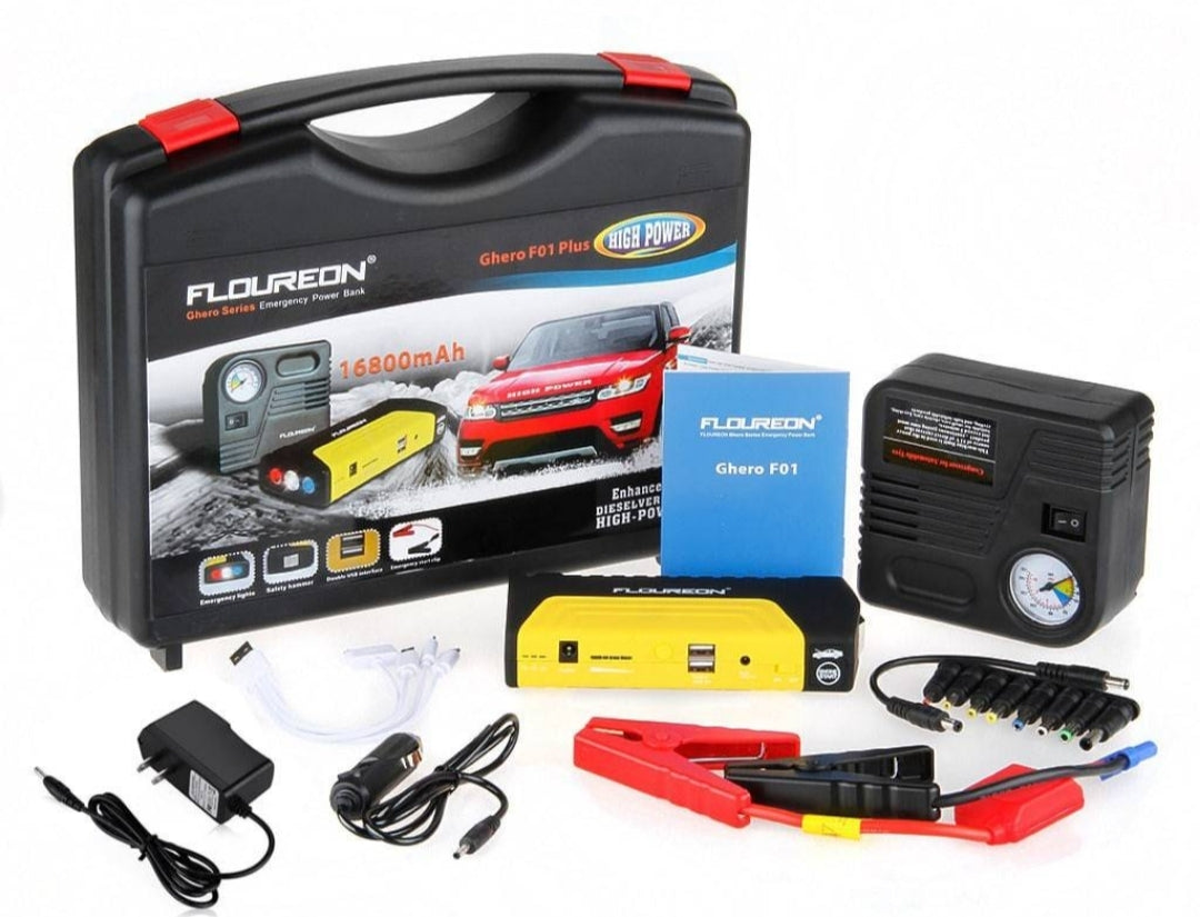 Prenosivi USB auto-starter baterija sa pumpom...
