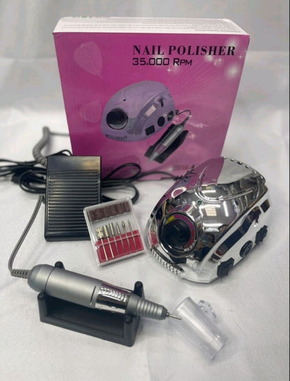 Elektricna turpija za nokte DM212 Pink i Silver Hrom...