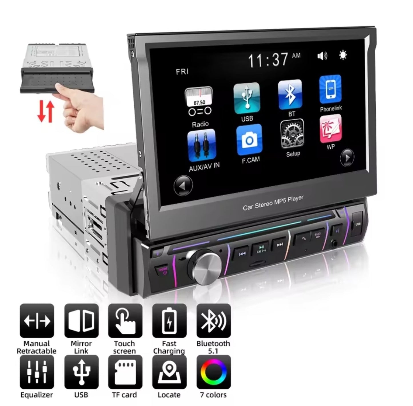 Android GPS multimedia za 1 din. 7inca...
