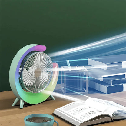 Stoni ventilator sa 3 brzine i LED svetlom